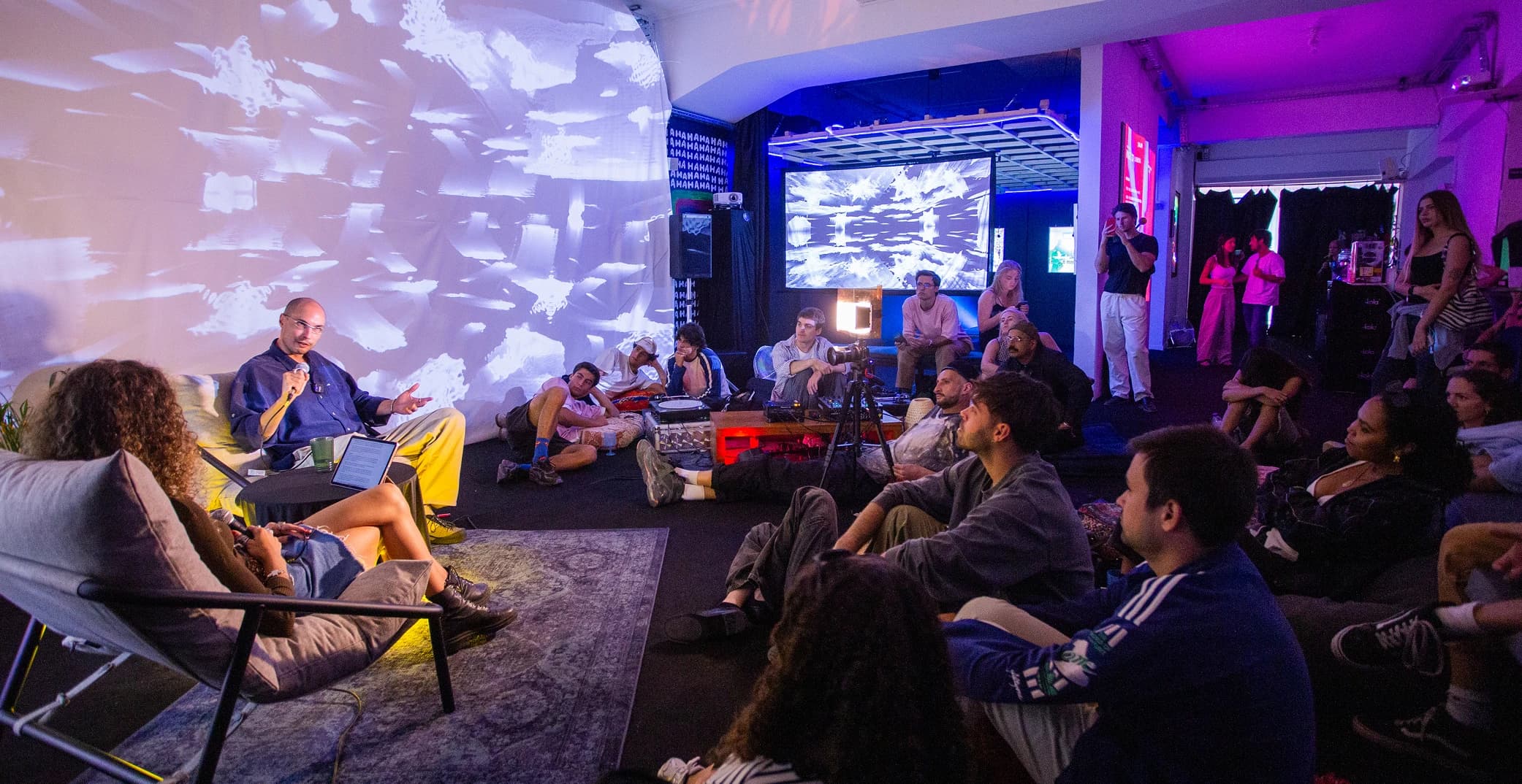 Audience gathered for a Page 37 event.